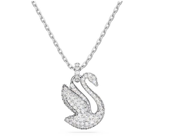Collana Swarovski Iconic Swan in Lega metallica Cristallo 5647872 - 5647872